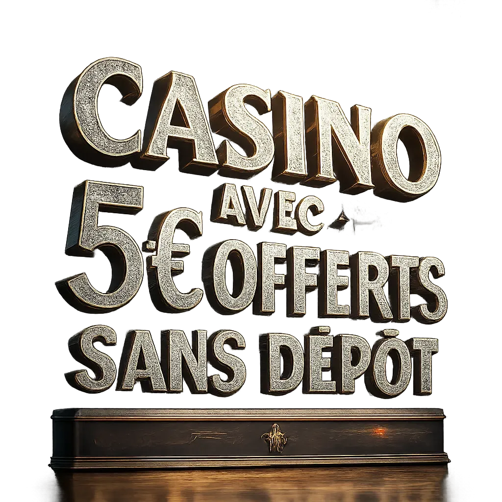 Casino Avec 5€ Offerts Sans Dépôt : Palmarès 2026