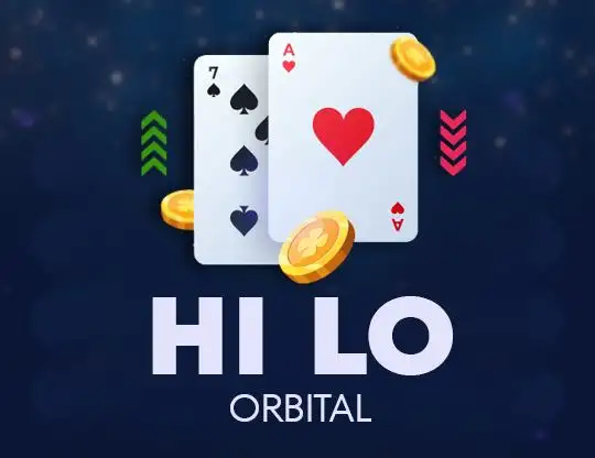Spela Orbital HiLo | Online Spel med Riktiga Pengar