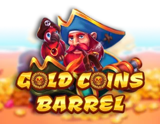 Gold Coins Barrel