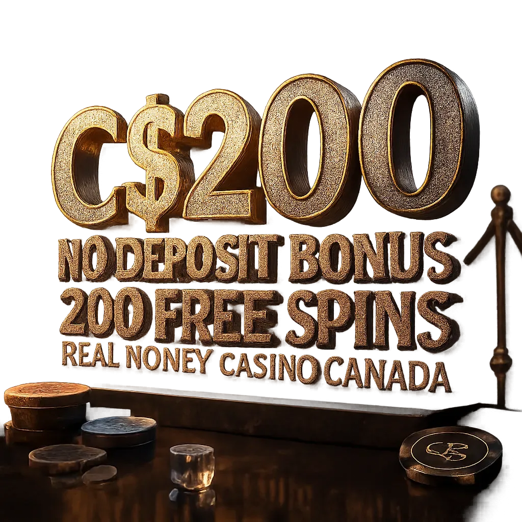C$200 No Deposit Bonus 200 Free Spins Real Money Casino Canada