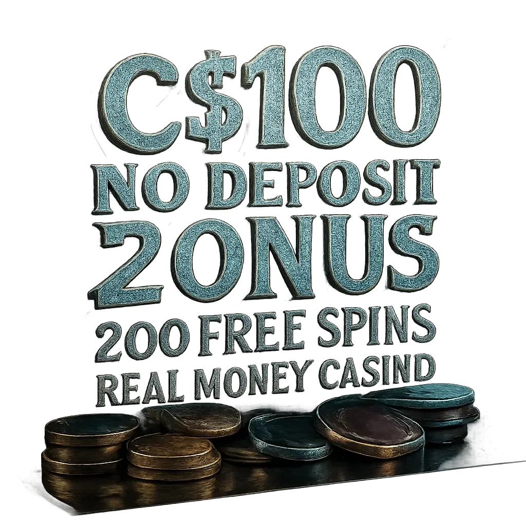C$100 No Deposit Bonus 200 Free Spins Real Money Casino