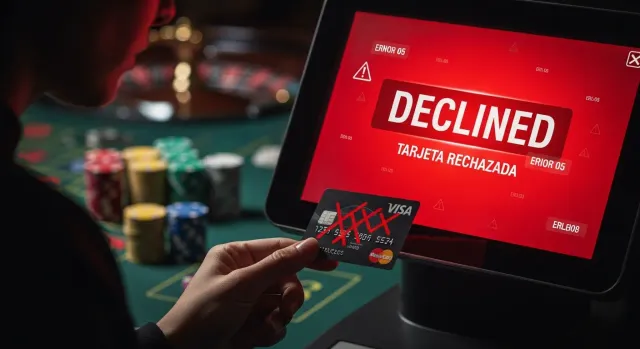Tarjeta Rechazada en Casino → Solución Rápida [2026]